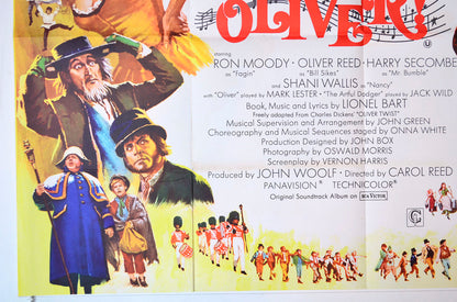 “Oliver!”   Original British Quad Poster - Movie Poster