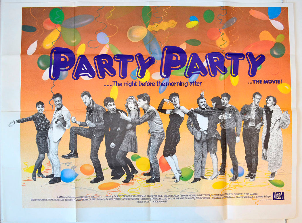 Party Party Original British Quad Poster - Movie Poster