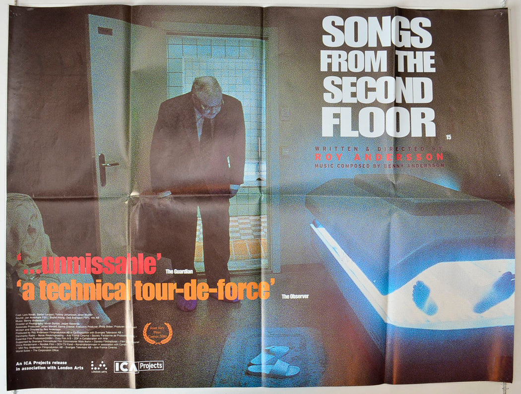 Songs From The Second Floor Original British Quad Poster - Movie Poster