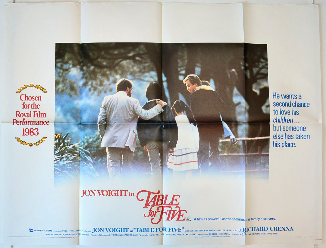 Table For Five Original British Quad Poster - Movie Poster