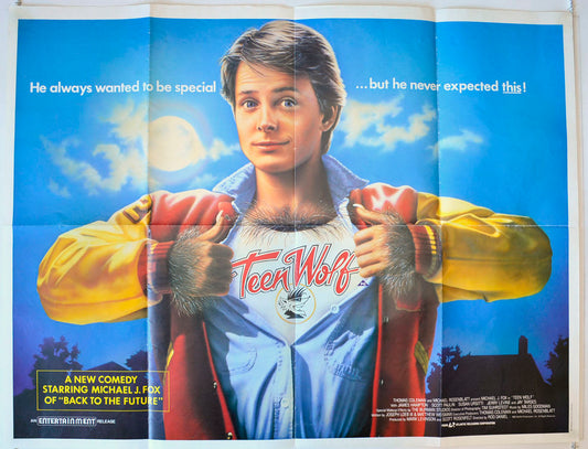 Teen Wolf Original British Quad Poster - Movie Poster