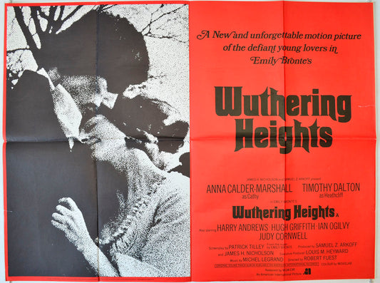 Wuthering Heights Original British Quad Poster - Movie Poster