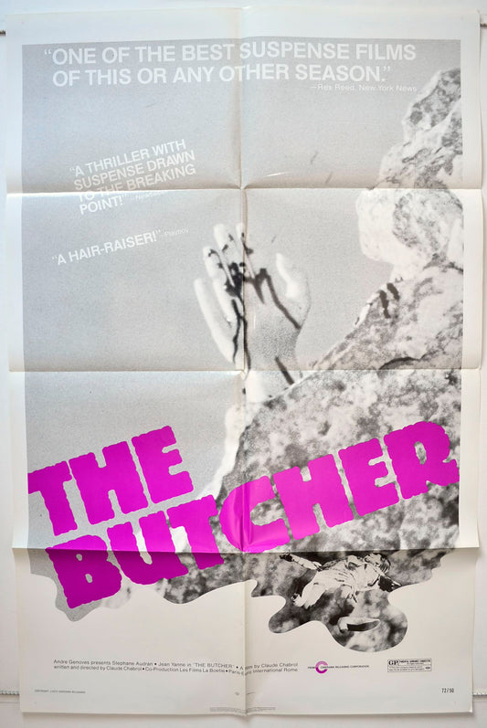 The Butcher   (a.k.a. Le Boucher)  Original One Sheet Poster - Movie Poster