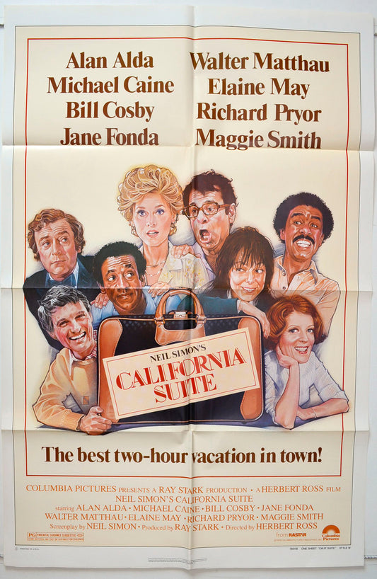 California Suite Original One Sheet Poster - Movie Poster