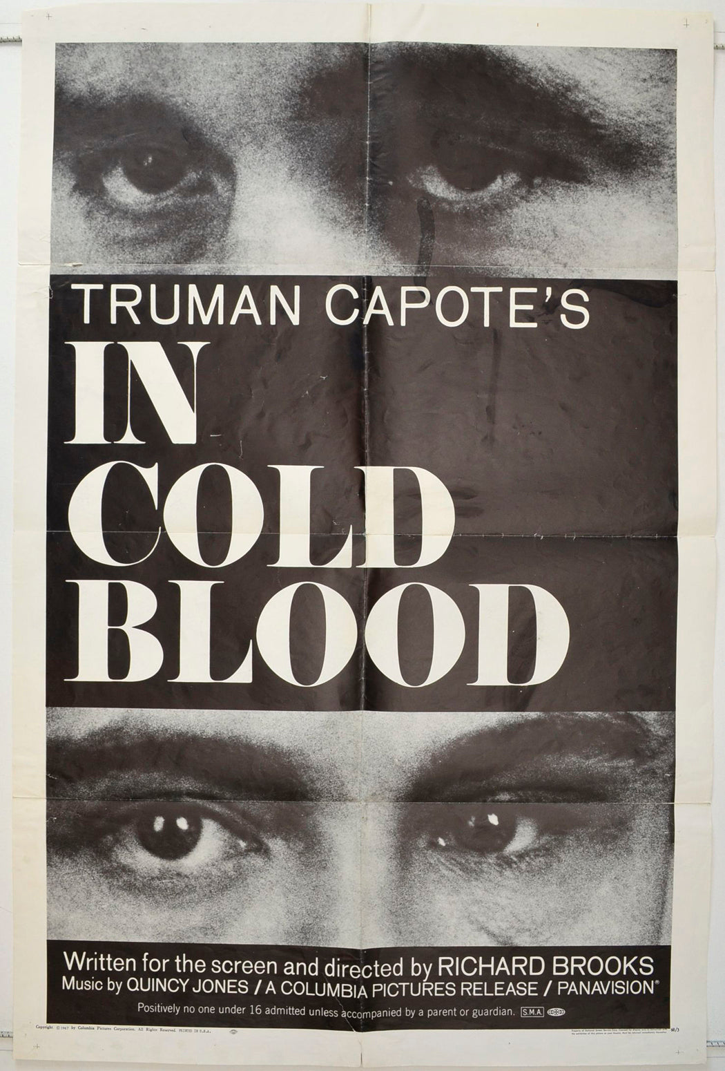 In Cold Blood Original One Sheet Poster - Movie Poster