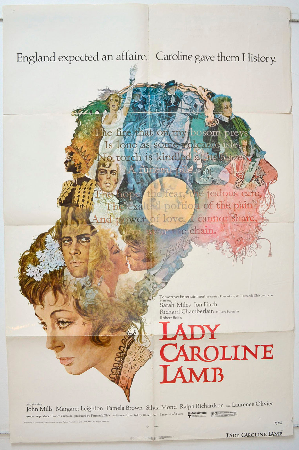 Lady Caroline Lamb Original One Sheet Poster - Movie Poster