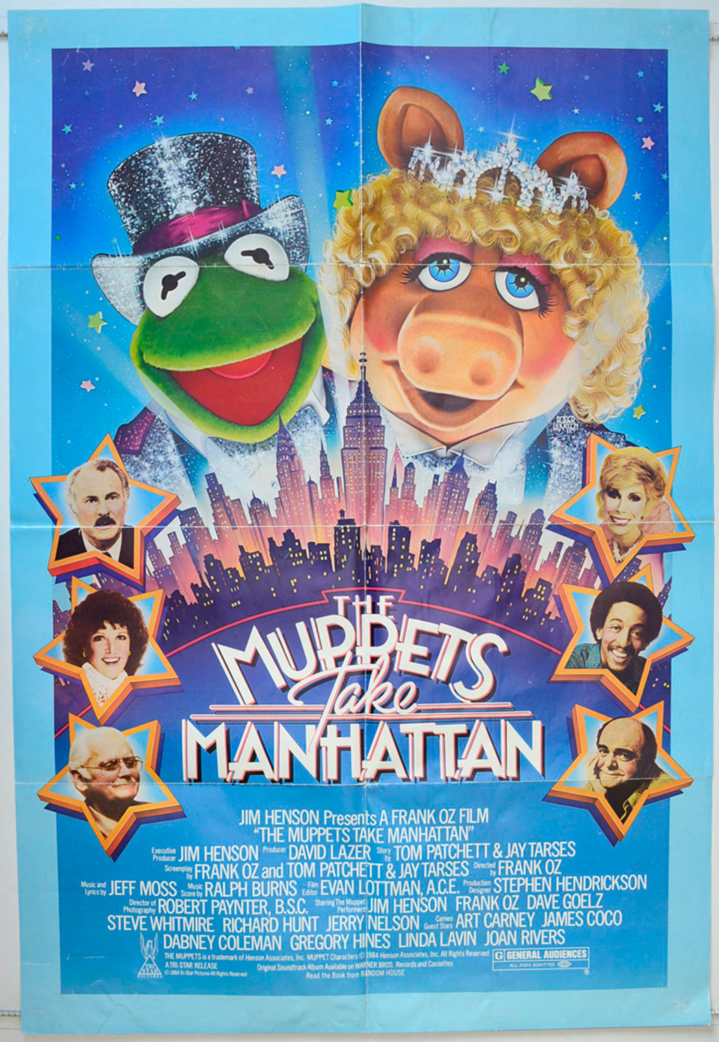 The Muppets Take Manhattan Original One Sheet Poster - Movie Poster