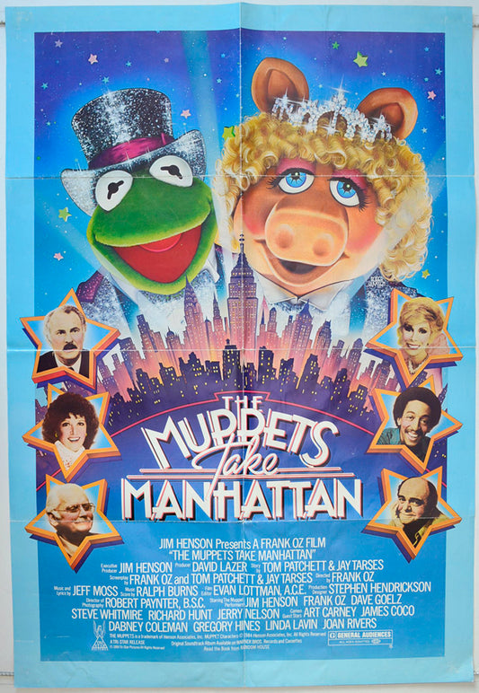 The Muppets Take Manhattan Original One Sheet Poster - Movie Poster