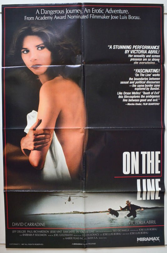 On The Line Original One Sheet Poster - Movie Poster