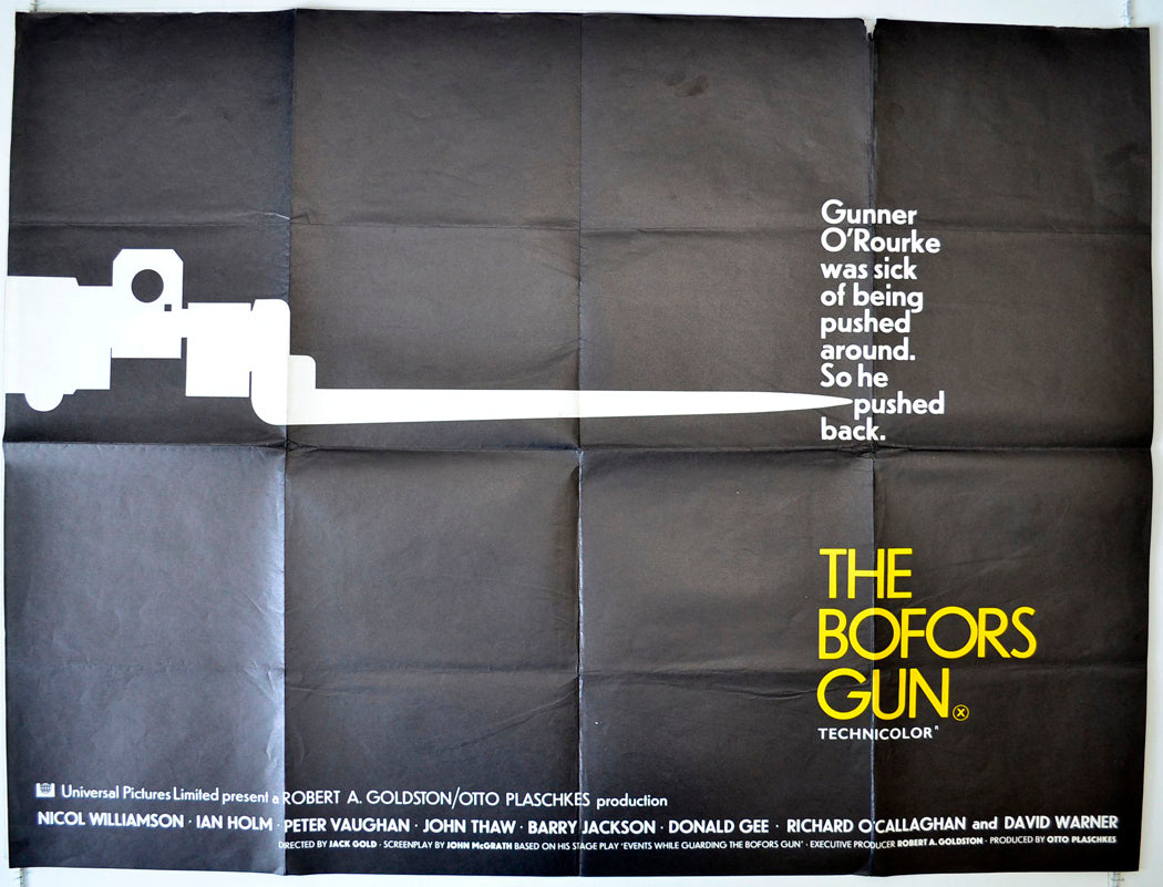 The Bofors Gun Original British Quad Poster - Movie Poster