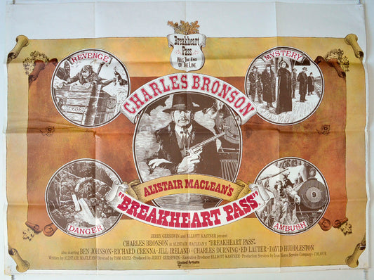 Breakheart Pass Original British Quad Poster - Movie Poster