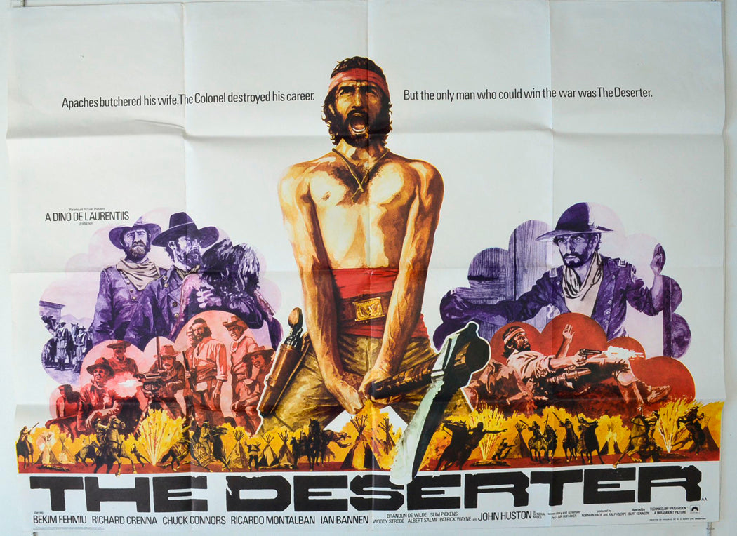 The Deserter Original British Quad Poster - Movie Poster