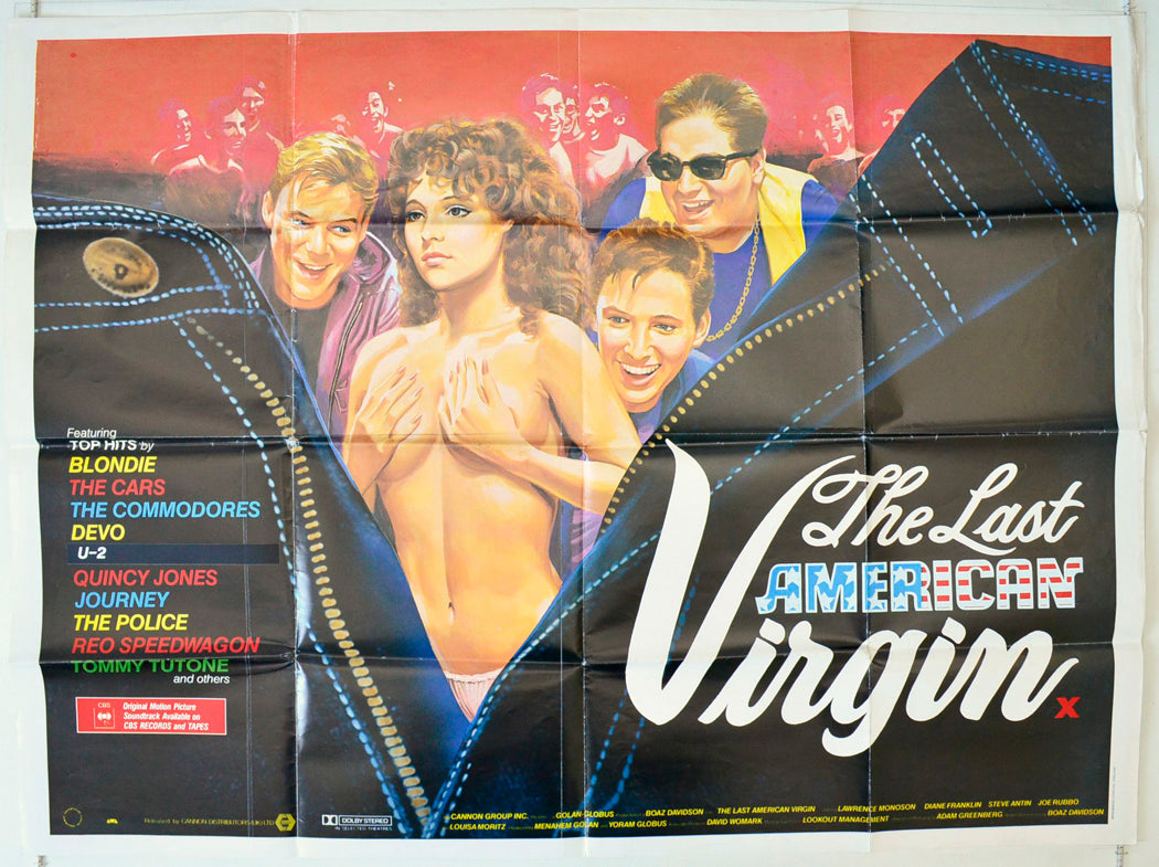 The Last American Virgin Original British Quad Poster - Movie Poster