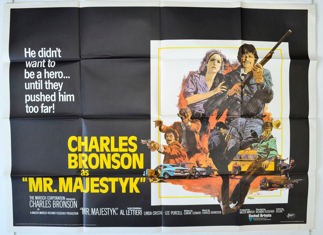 Mr Majestyk Original British Quad Poster - Movie Poster