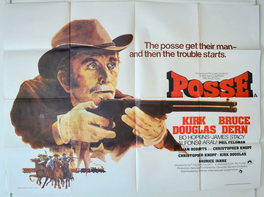 Posse Original British Quad Poster - Movie Poster