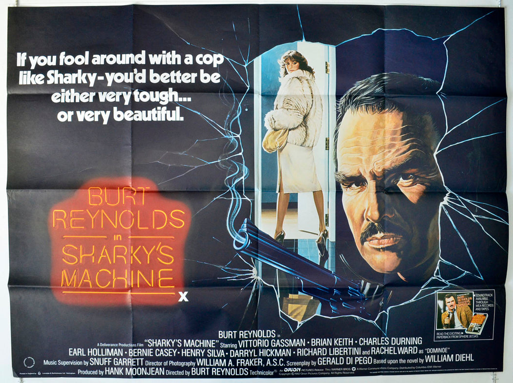 Sharky's Machine Original British Quad Poster - Movie Poster