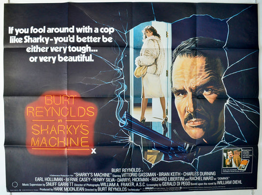 Sharky's Machine Original British Quad Poster - Movie Poster