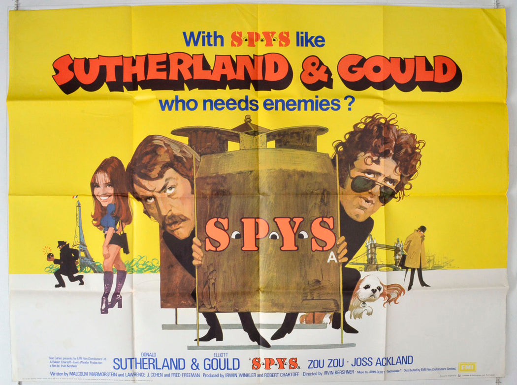 S.P.Y.S. Original British Quad Poster - Movie Poster