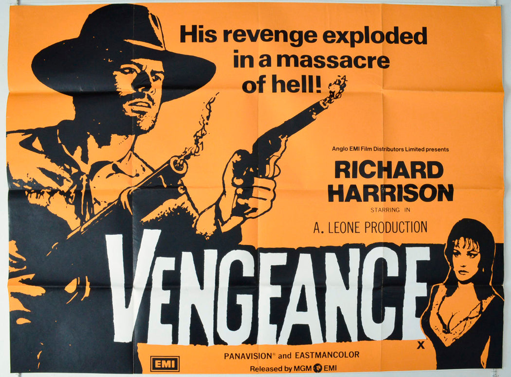 Vengeance Original British Quad Poster - Movie Poster