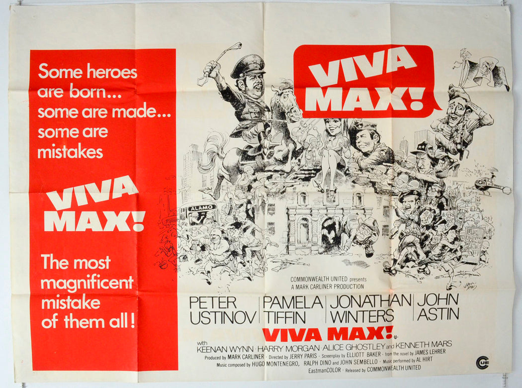 Viva Max ! Original British Quad Poster - Movie Poster