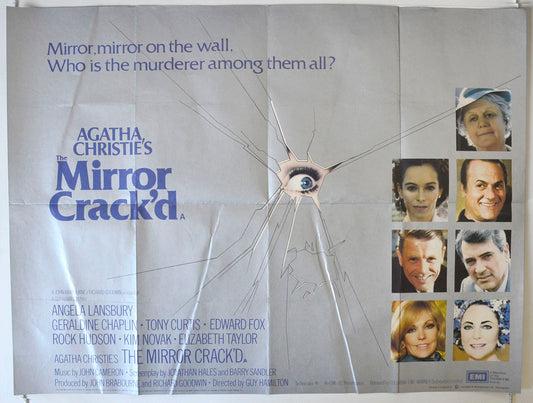 Agatha Christie's : The Mirror Crack'd  (a.k.a. The Mirror Cracked)   Original British Quad Poster - Movie Poster