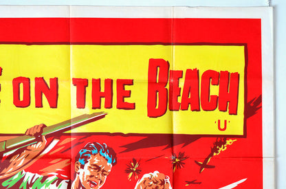 “Battle On The Beach”  Original British Quad Poster - Movie Poster