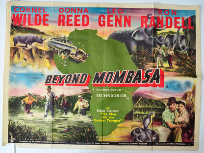 Beyond Mombasa  Original British Quad Poster - Movie Poster