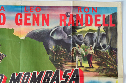 “Beyond Mombasa”  Original British Quad Poster - Movie Poster