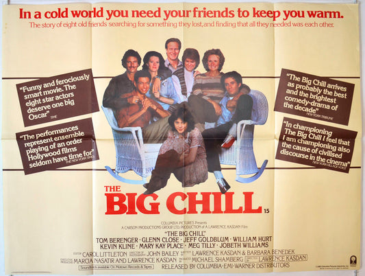 The Big Chill Original British Quad Poster - Movie Poster