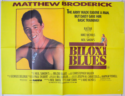 Biloxi Blues Original British Quad Poster - Movie Poster