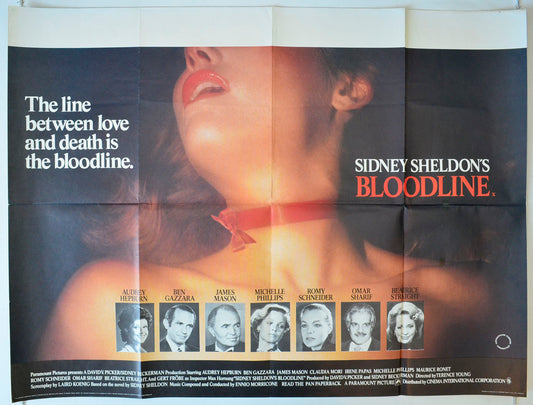 Bloodline  (a.k.a Sidney Sheldon's Bloodline)   Original British Quad Poster - Movie Poster