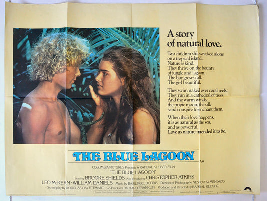 The Blue Lagoon Original British Quad Poster - Movie Poster