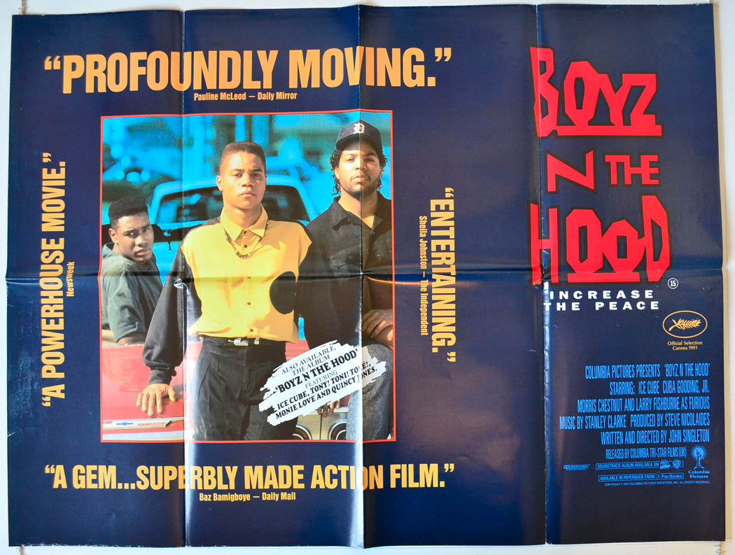 Boyz N The Hood Original British Quad Poster - Movie Poster