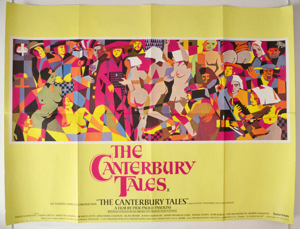 The Canterbury Tales  (a.k.a. I racconti di Canterbury)   Original British Quad Poster - Movie Poster