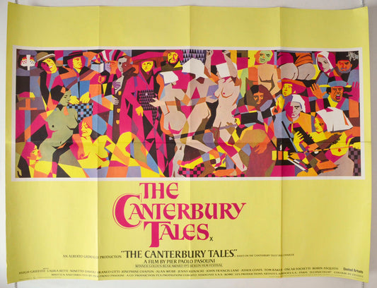 The Canterbury Tales  (a.k.a. I racconti di Canterbury)   Original British Quad Poster - Movie Poster