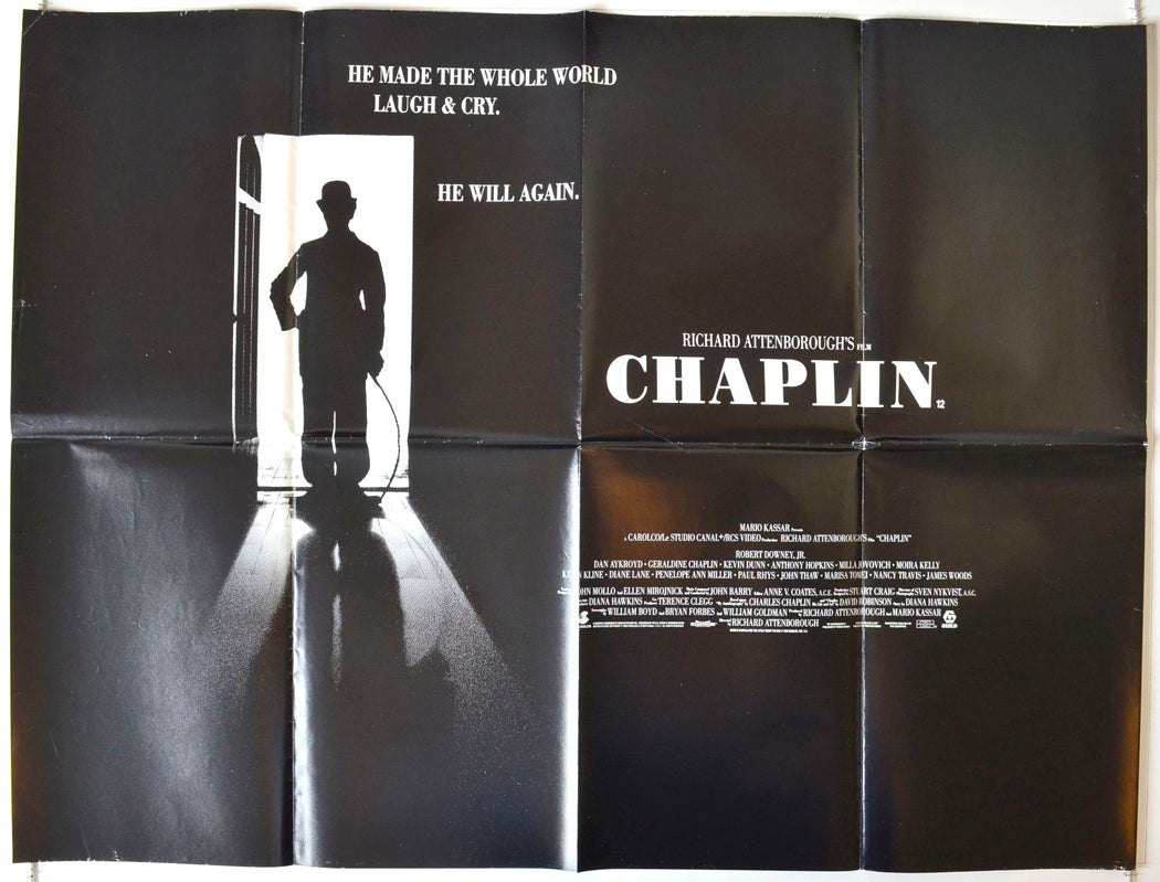 Chaplin Original British Quad Poster - Movie Poster