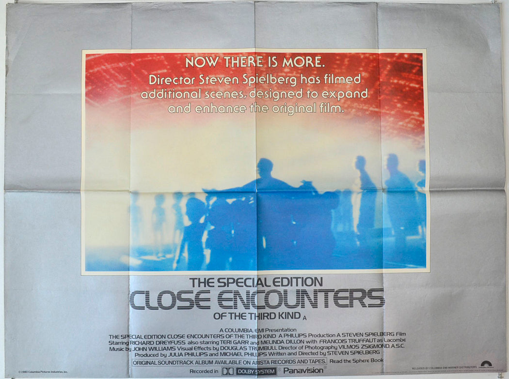 Close Encounters Of The Third Kind : The Special Edition Original British Quad Poster - Movie Poster