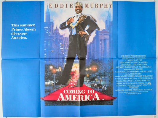 Coming To America Original British Quad Poster - Movie Poster