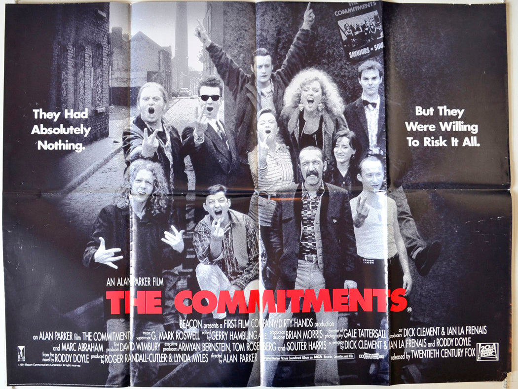 The Commitments Original British Quad Poster - Movie Poster