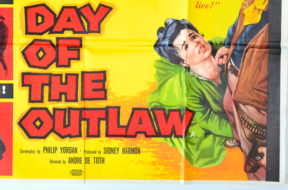 “Day Of The Outlaw”   Original British Quad Poster - Movie Poster