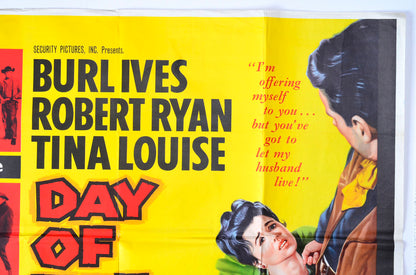 “Day Of The Outlaw”   Original British Quad Poster - Movie Poster