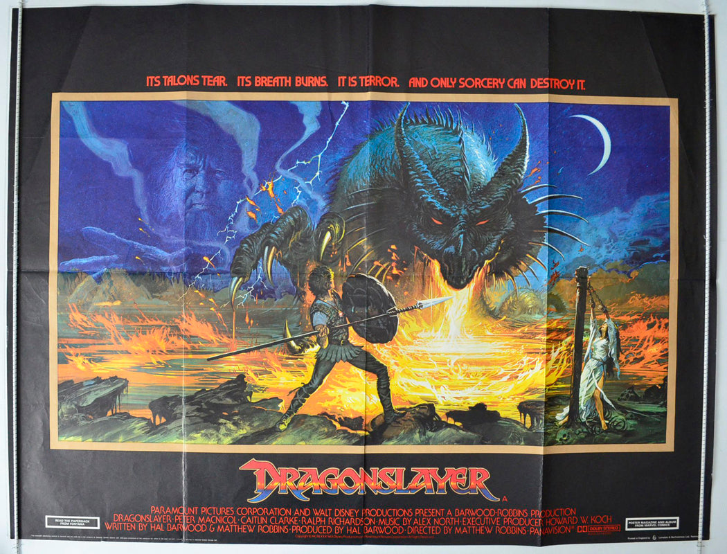 Dragonslayer Original British Quad Poster - Movie Poster