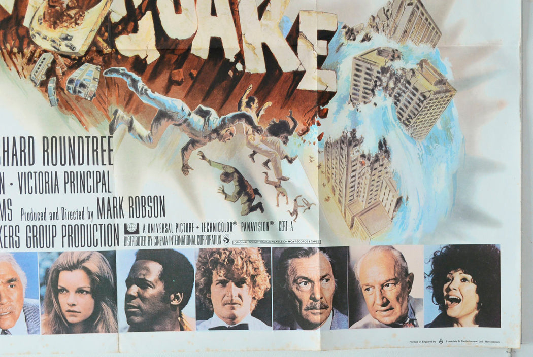 “Earthquake” Original British Quad Poster - Movie Poster