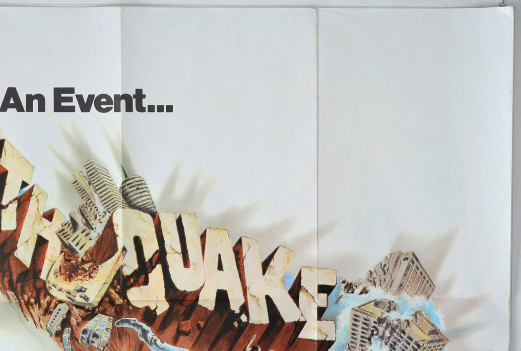 “Earthquake” Original British Quad Poster - Movie Poster