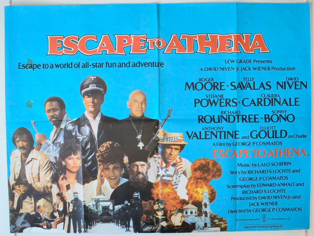 Escape To Athena Original British Quad Poster - Movie Poster