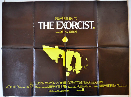 Exorcist   (1990 re-release)  Original British Quad Poster - Movie Poster