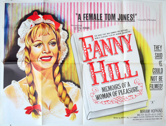 Fanny Hill  Original British Quad Poster - Movie Poster