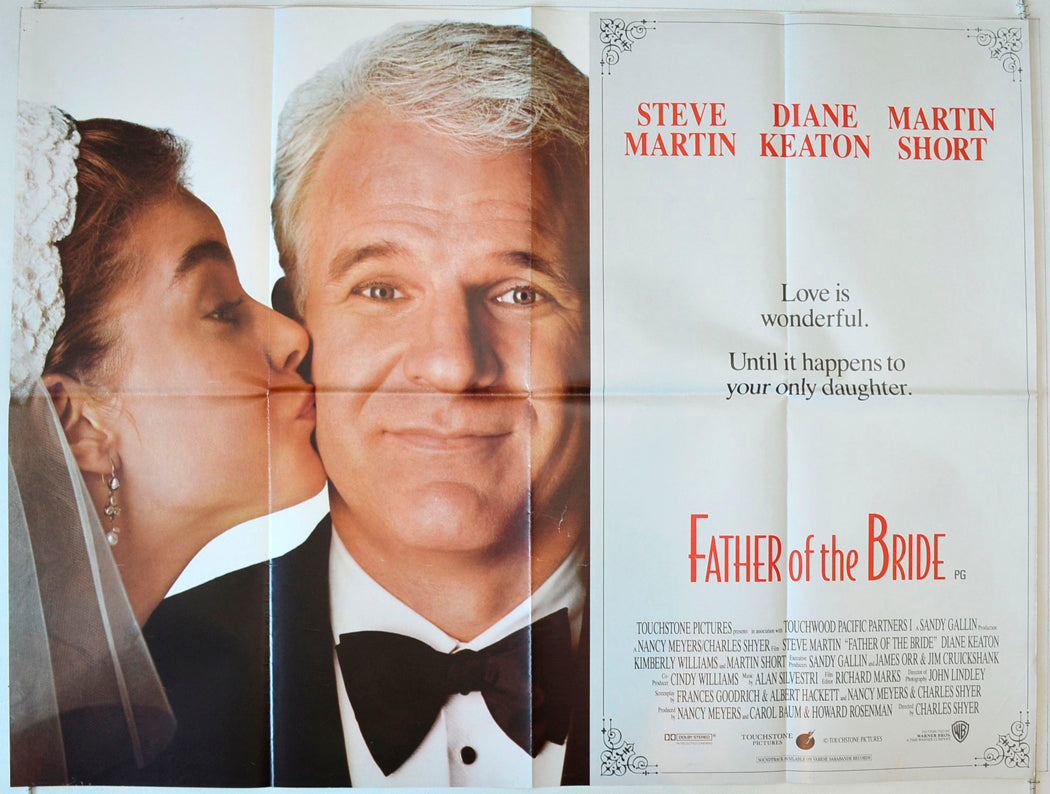 Father Of The Bride Original British Quad Poster - Movie Poster