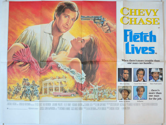 Fletch Lives Original British Quad Poster - Movie Poster