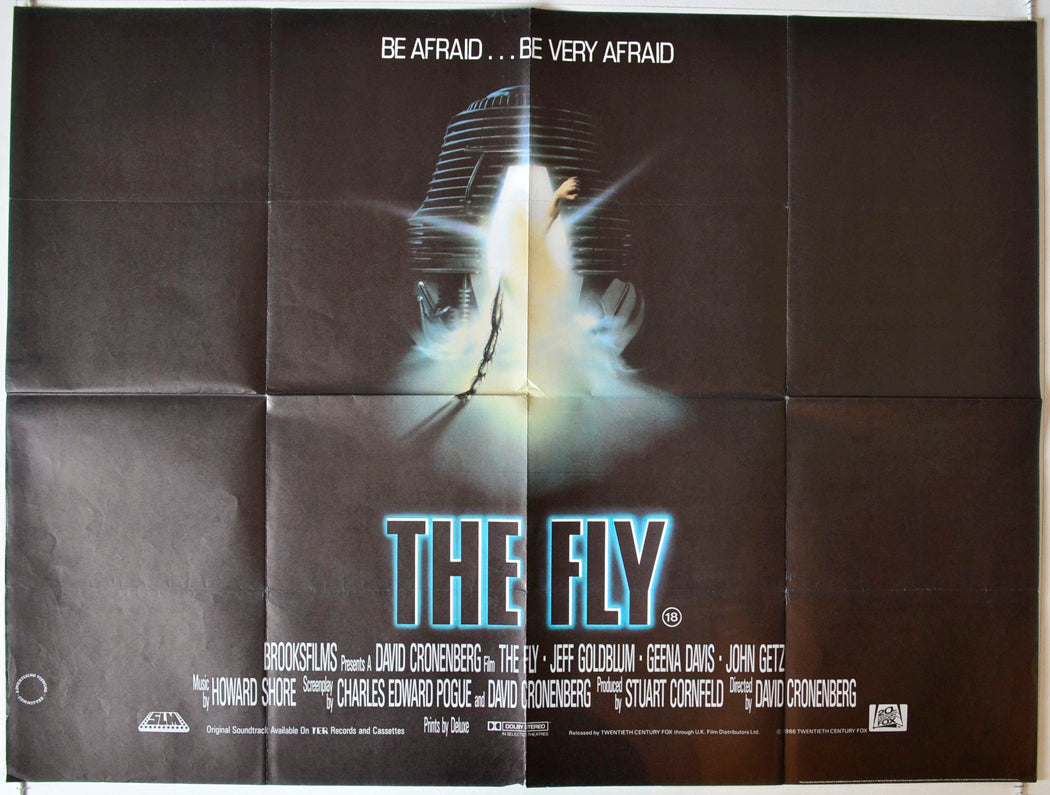 The Fly Original British Quad Poster - Movie Poster